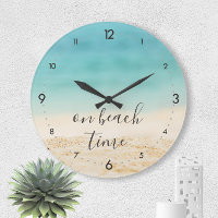 On Beach Time (Customizable!) Coastal Beach Photo