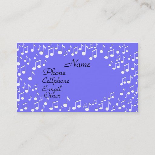 Customizable On Beat_ Business Card