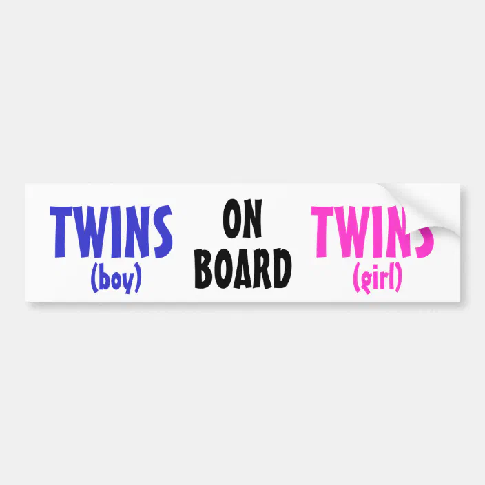 Incredibly Gorgeous Twins on Board Car sign Boy/Girl