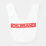 On-brand Stamp Baby Bib