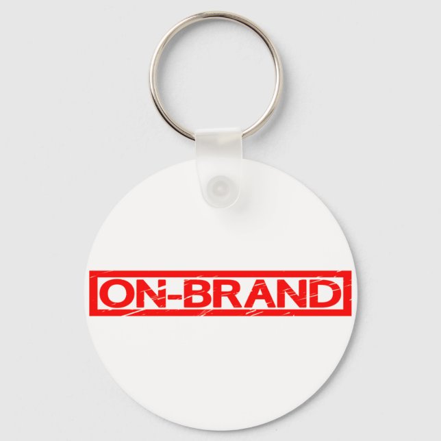 On-brand Stamp Keychain (Front)