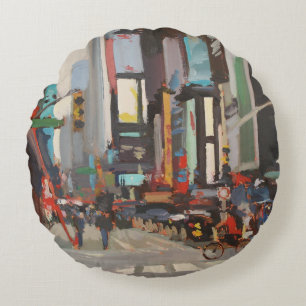 On Broadway 2012 Round Pillow