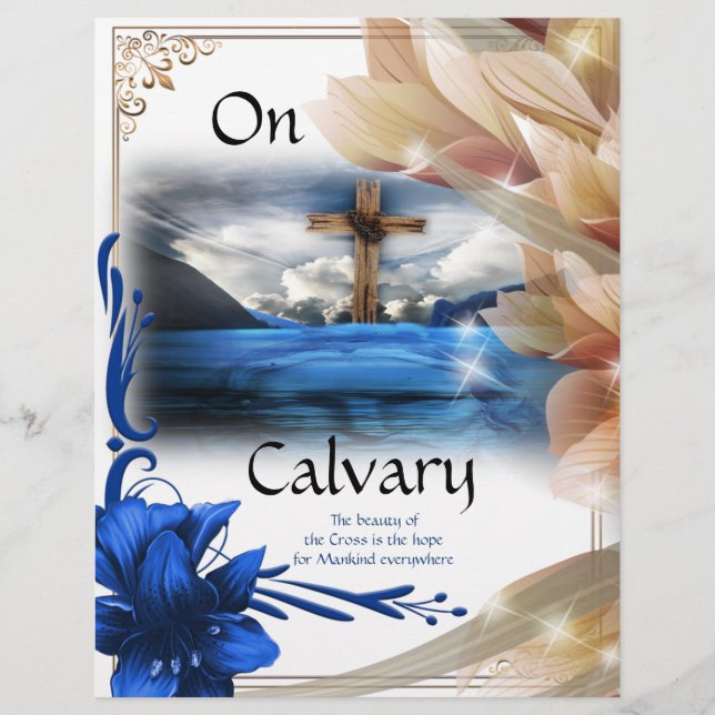 On Calvary Personalized Paper (Front)