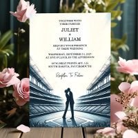 On Champion Team Ball Field Pitch Baseball Wedding