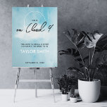 On Cloud 9 Bridal Shower Welcome Sign<br><div class="desc">ntroducing our "She's on Cloud 9" bridal shower welcome sign, the perfect way to greet your guests and set the tone for a joyous celebration! This sign captures the whimsical spirit of the occasion and is designed to make the bride-to-be feel like she's floating on cloud nine. Featuring a beautiful...</div>
