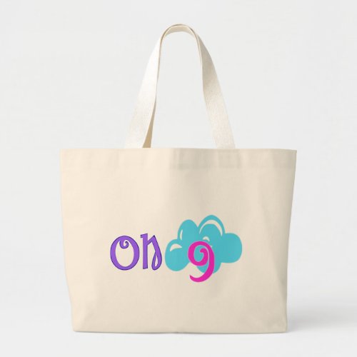 On Cloud 9_Chic_Happy Jumbo Tote Bag