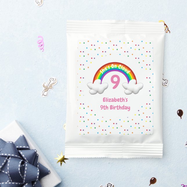 On Cloud 9! Rainbow Birthday Lemonade Drink Mix (Packets)