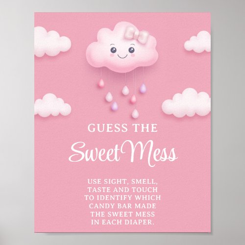 On Cloud Nine Trendy Guess The Sweet Mess game Poster
