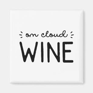 On Cloud Wine Magnet