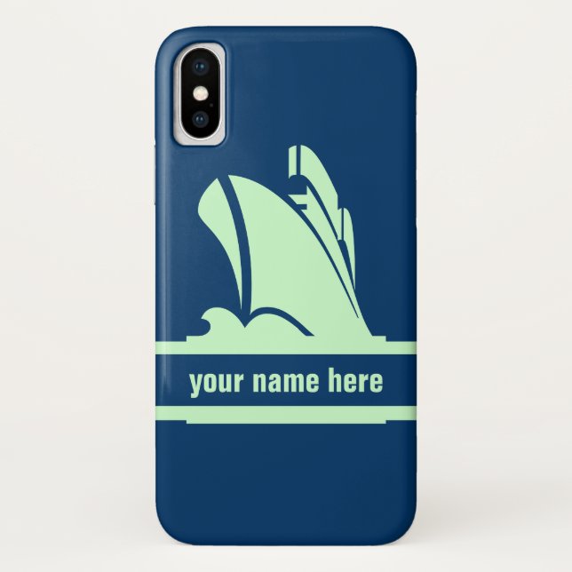 On Course  Green Personalized Case-Mate iPhone Case (Back)