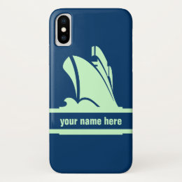 On Course  Green Personalized iPhone X Case