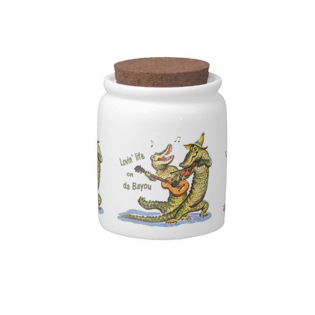 On da Bayou Candy Jar (Front)