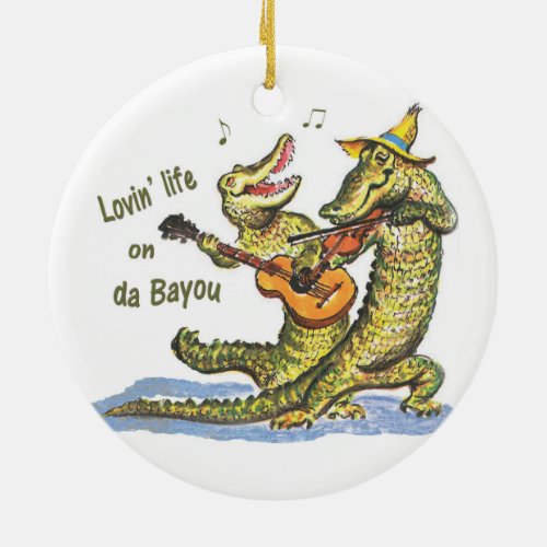 On da Bayou Ceramic Ornament