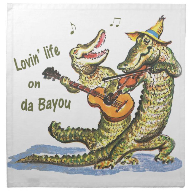On da Bayou Napkin (Front)