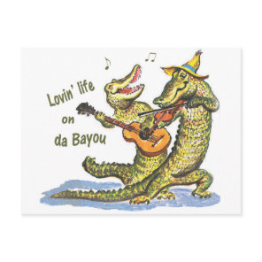 On da Bayou Postcard