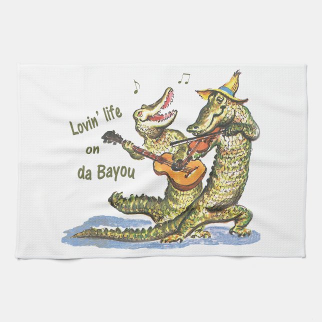 On da Bayou Towel (Horizontal)