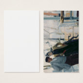 On Deck (oil on canvas) (Front & Back)