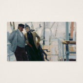 On Deck (oil on canvas) (Back)