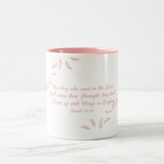 On Eagles Wings Christian Scripture Coffee Mugs