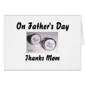 On Father's Day, Thanks Mom (Front Horizontal)