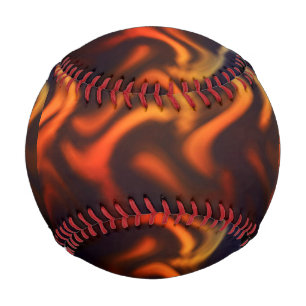 On Fire- Baseball-Design 2 Baseball