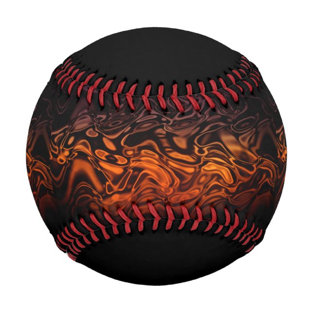On Fire- Baseball-Design 3 Baseball (Front)
