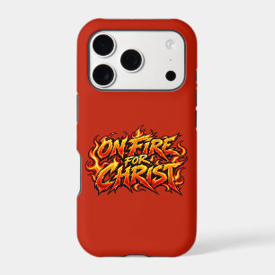 On fire for Christ iPhone 17 Pro Case