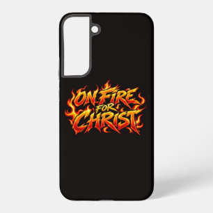 On fire for Christ Samsung Galaxy S22+ Case