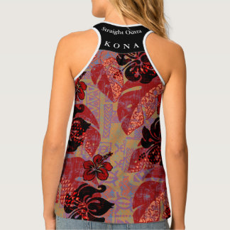 On Fire Kona Tropical Floral Tank Top