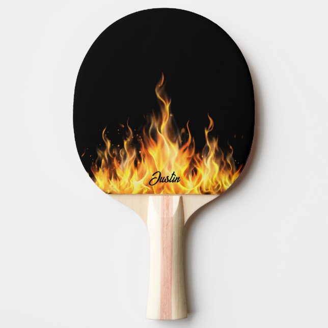 On Fire Personalized  Ping Pong Paddle (Front)