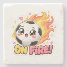 On Fire Soccer Ball 