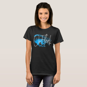 On Fleek Pretty Eye and Eyebrow - Electric Blue T-Shirt