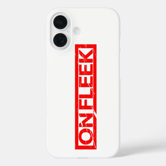 On Fleek Stamp Case-Mate iPhone Case (Back)
