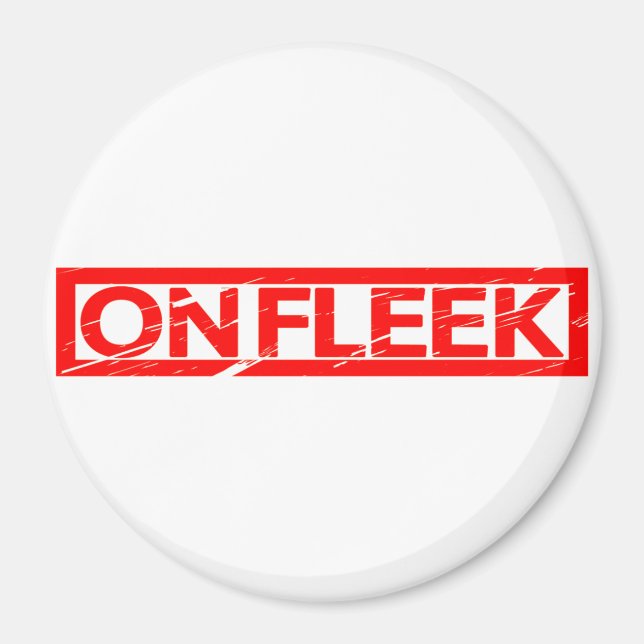On Fleek Stamp Magnet (Front)