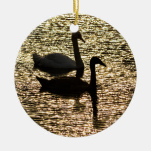 On Golden Pond Ceramic Ornament