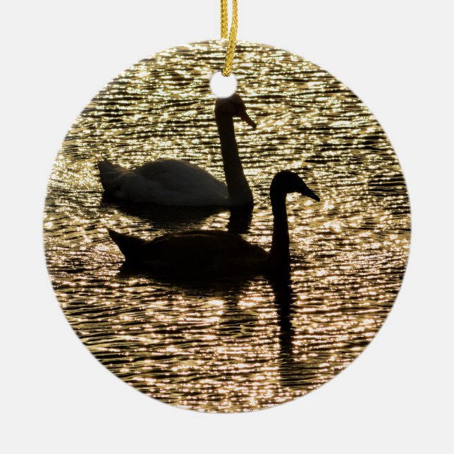 On Golden Pond Ceramic Ornament (Front)