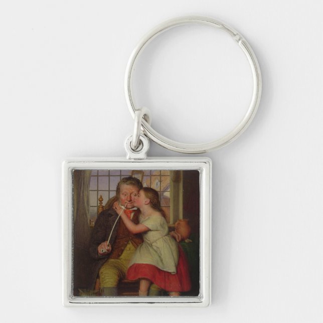 On Grandfather's Knee Keychain (Front)