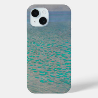 On Lake Attersee by Gustav Klimt, Vintage Fine Art iPhone 15 Case