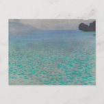 On Lake Attersee by Gustav Klimt, Vintage Fine Art Postcard<br><div class="desc">On Lake Attersee (1900) by Gustav Klimt is a vintage Victorian Era Symbolism fine art painting featuring Lake Attersee (aka the Kammersee). Lake Attersee is the largest lake of the Salzkammergut area of Austria. Klimt spent the summer together with Emilie Flöge in Litzlberg on Lake Attersee. About the artist: Gustav...</div>