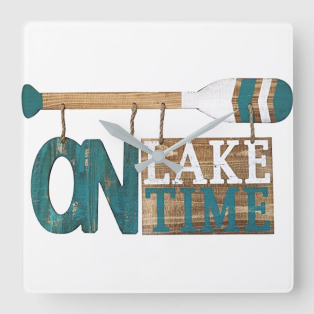 **ON LAKE TIME** CLOCK (Front)