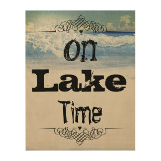 On Lake Time Lake Michigan Home Decor
