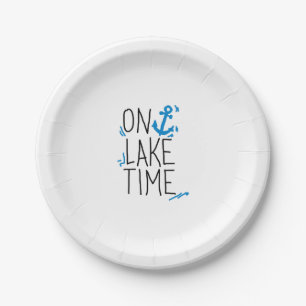 On Lake Time Paper Plates