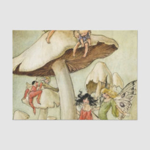 On Mushroom Hill by Florence Anderson Tissue Paper