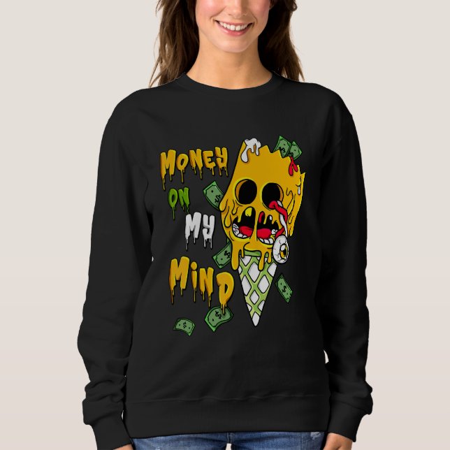 On My Mind Bart Ice Cream Del Sol 13s Matching Sweatshirt (Front)