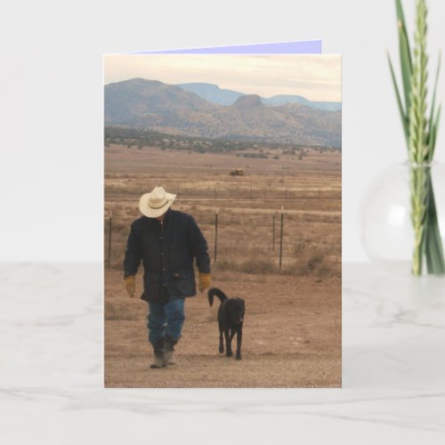 On My Mind Support _ Western Ranch Dog Lover Card