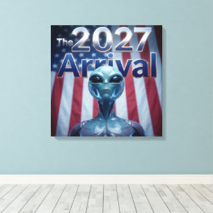 On my way  canvas print