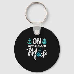 On New Zealand Mode Cruise Shirt New Zealands Shir Keychain