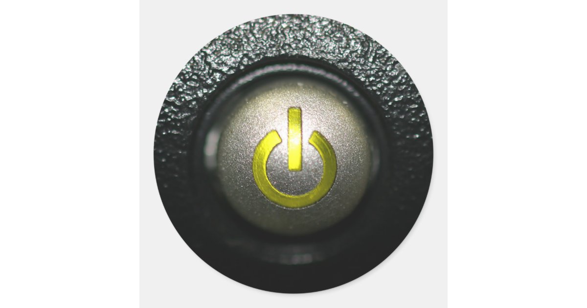 On Off Classic Round Sticker | Zazzle