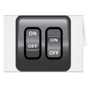 On Off Switch Cards (Front Horizontal)