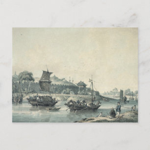 On one of the rivers of China Postcard